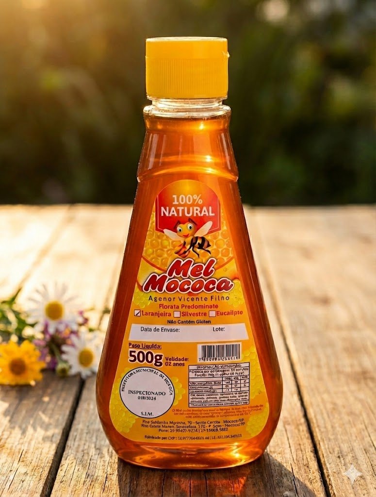 Garrafa Mel Mococa Premium